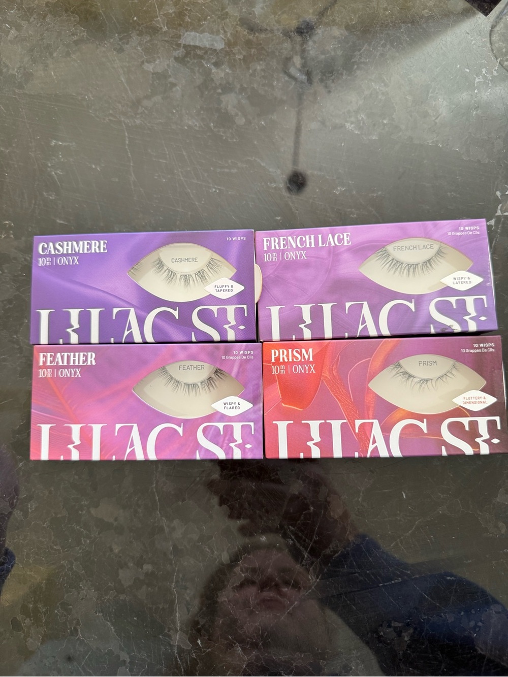 Collection of 10mm Lilac Street Lashes